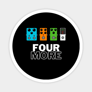 Four More Guitar Pedals Dark Theme Magnet